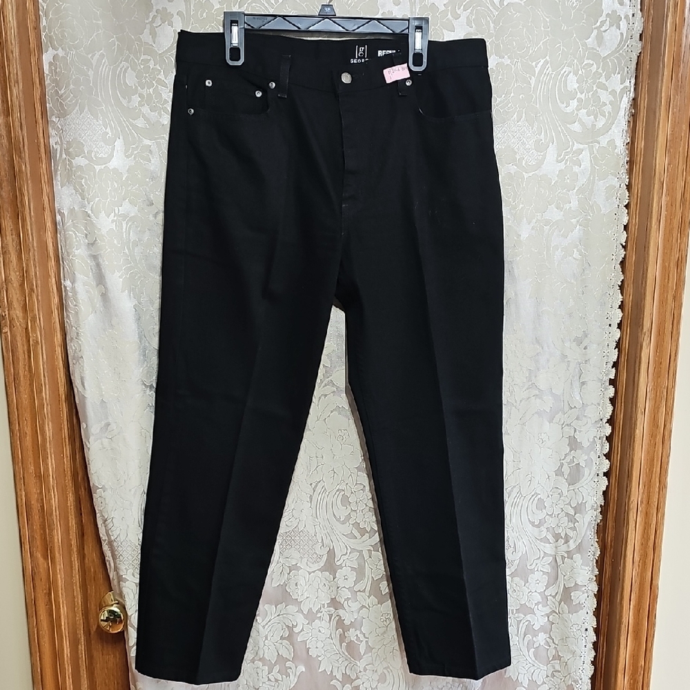 George Black Regular-Fit Jeans